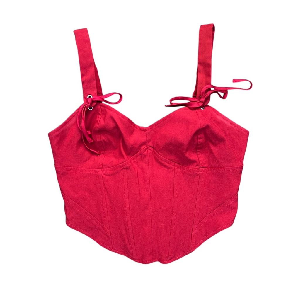 Garage red corset